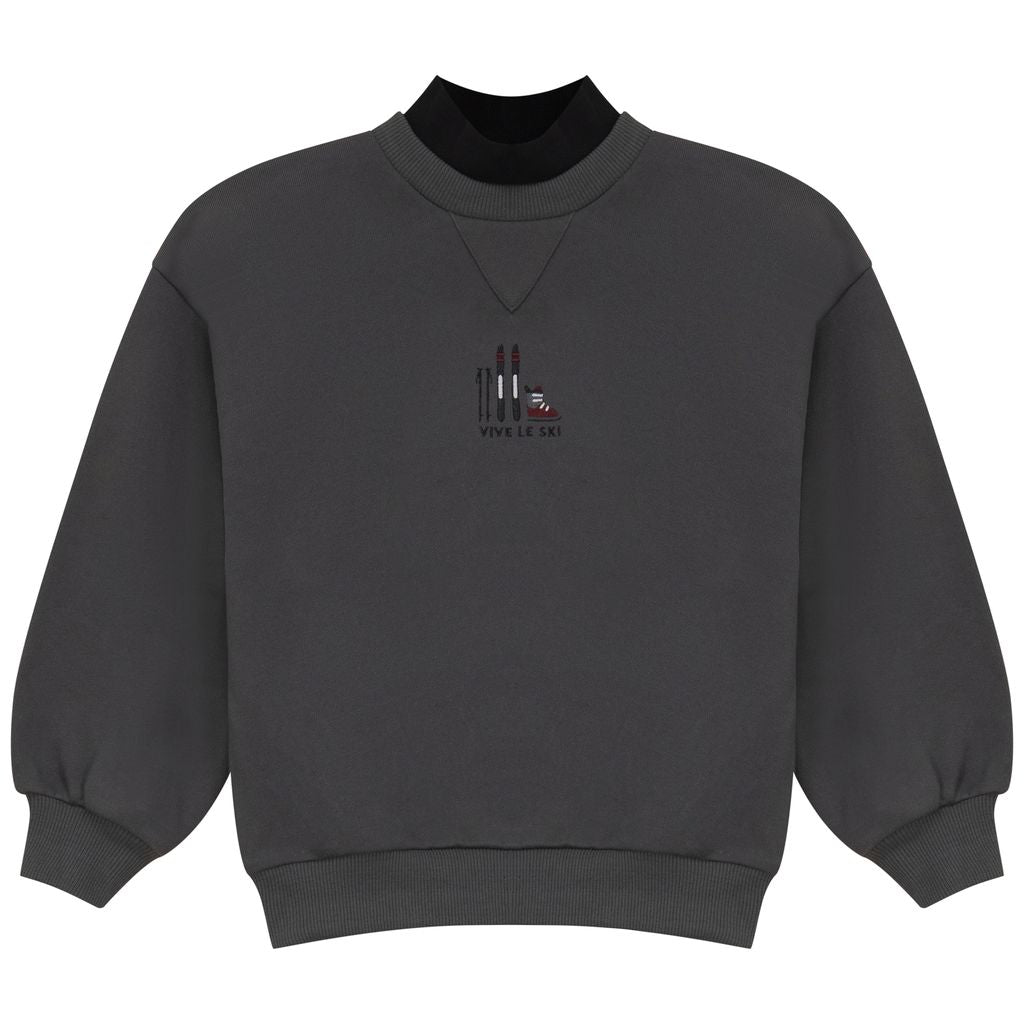 Calla Lili Opal grey sweatshirt