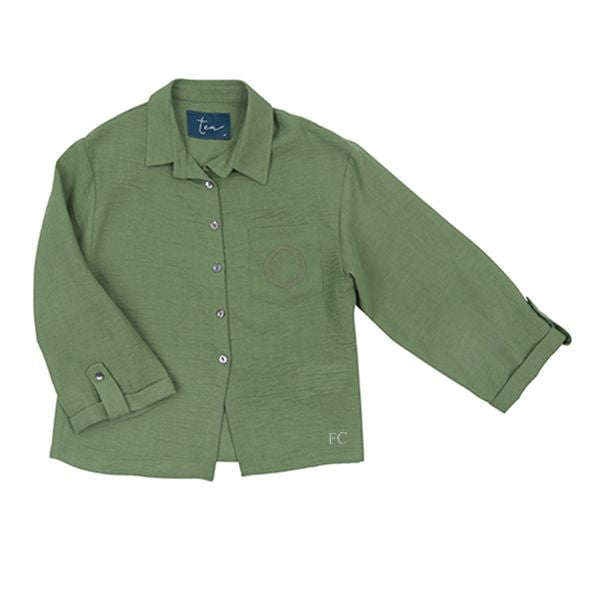 Green Blouse & skirt set by Tea