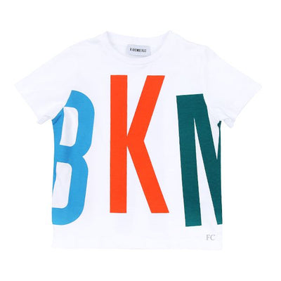Block Color Letters t-shirt by Bikkembergs