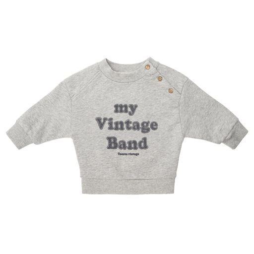Vintage band grey sweatshirt by Tocoto Vintage
