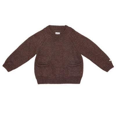 Louc espresso sweater by Donsje