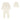 Lilette Pointelle emblem cream footie set