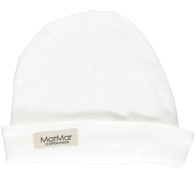Gentle White Wrap Footie with Hat by MarMar