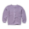 Cable Purple Sweater by Sproet & Sprout
