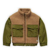 Colorblock Sherpa Jacket by Sproet & Sprout - Flying Colors