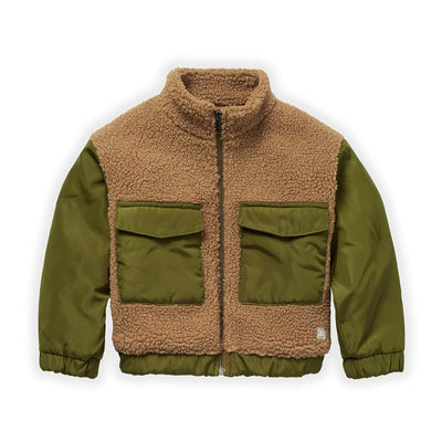 Colorblock Sherpa Jacket by Sproet & Sprout - Flying Colors