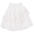 White linen with tiny rose buds tiered skirt by Porter