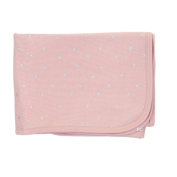 Pink Silver Crown Blanket by Chant De Joie