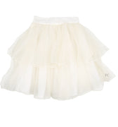 Cream Marie silk organza skirt by Petite Amalie - Flying Colors