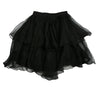 Black Marie silk organza skirt by Petite Amalie