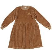 Camel Velour Dress by Picnik - Flying Colors