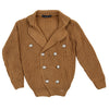 Double Breasted Camel Cardigan By Manuell & Frank