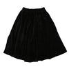 Velour Black Skirt by Luna Mae