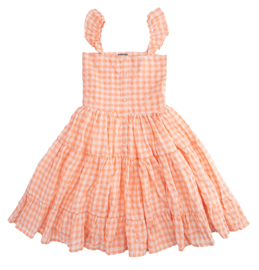 Checkered Pink Dress by Tocoto Vintage