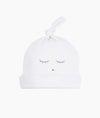 Sleeping cutie white footie + hat by Livly