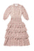 Miranda dress print on pink by Zaikamoya