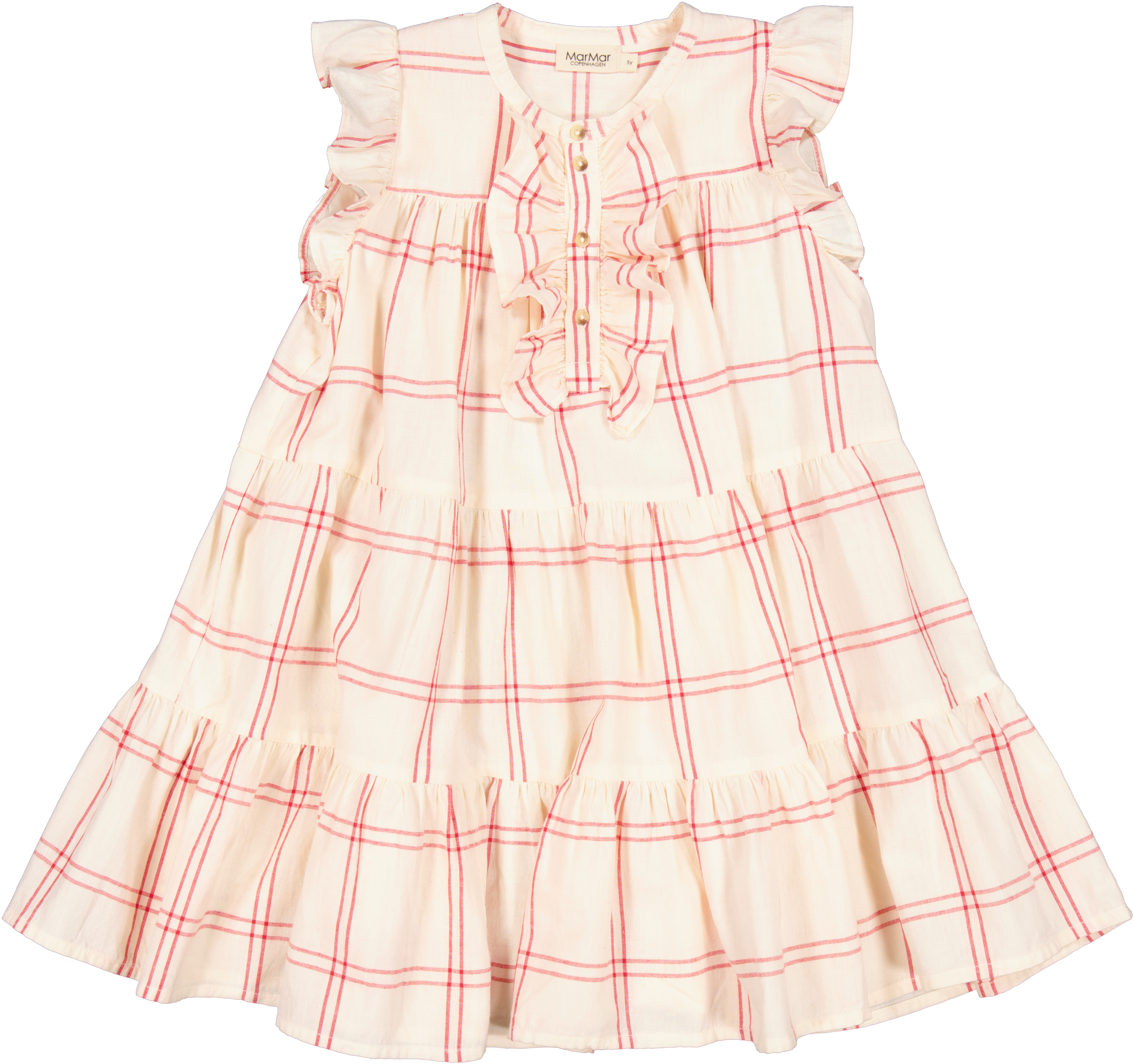 Red check dasha dress by Marmar - Flying Colors