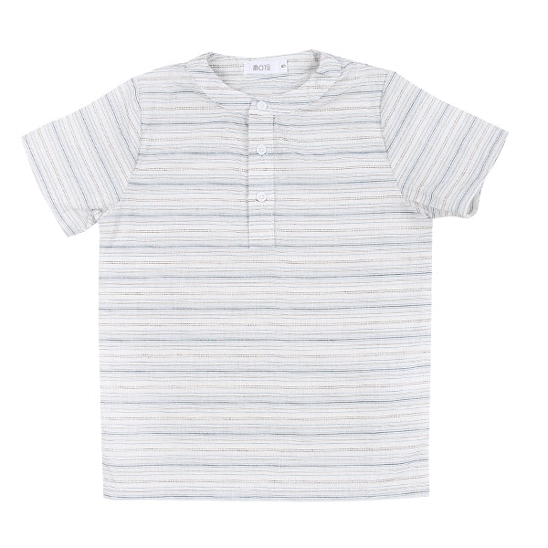 Woven stripe shirt by Motu