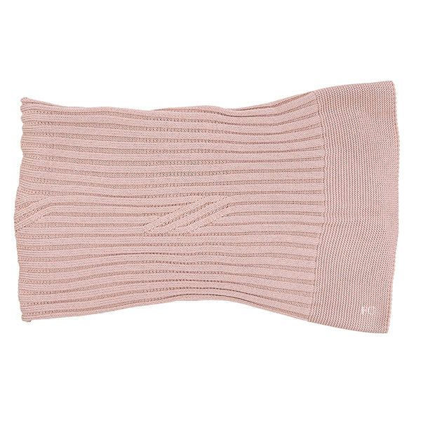 Anemone Ribbed Knit Blanket by Carmina