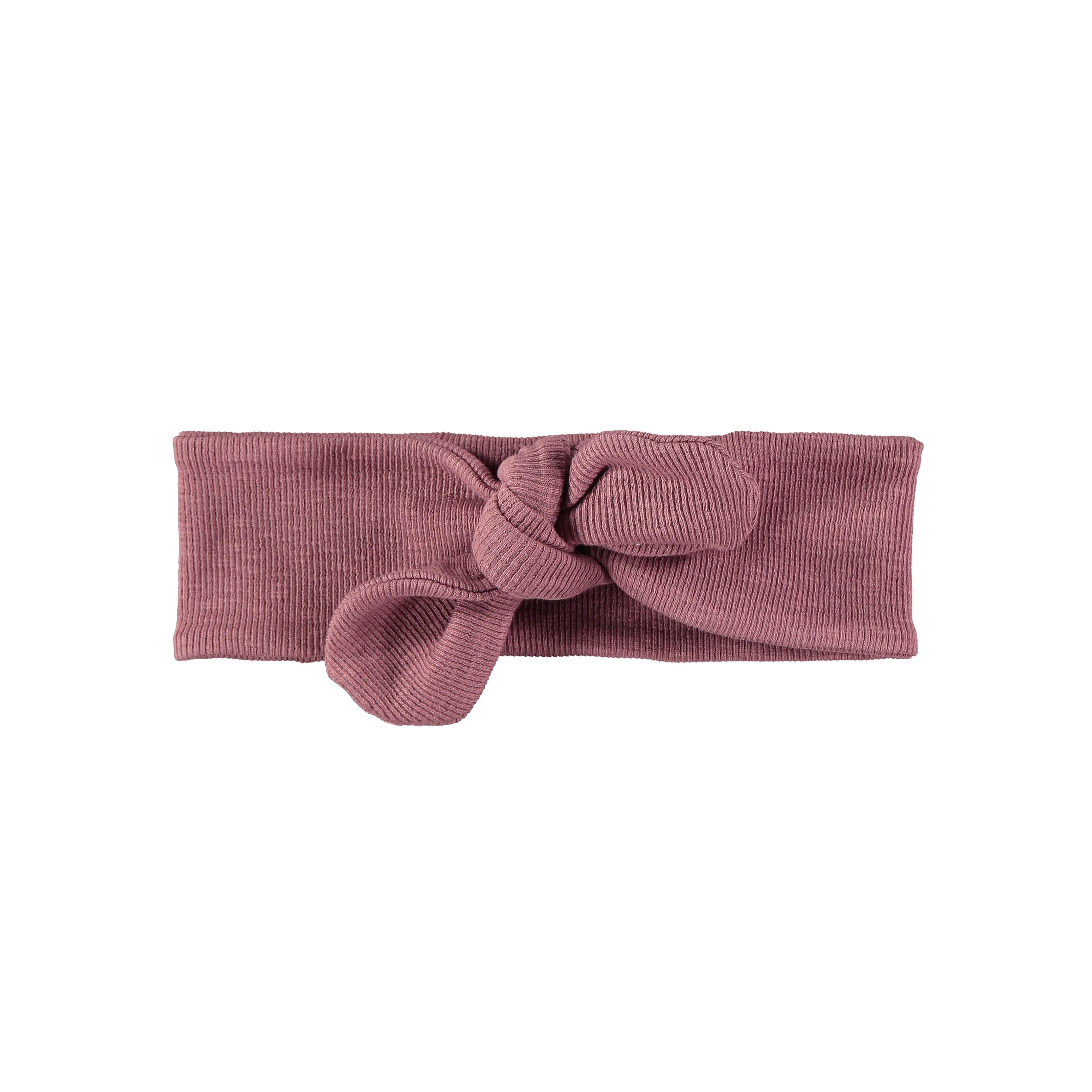 Burgundy Ribbed Headband by Babyclic