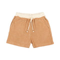 Caramel terry cloth shorts by Buho - Flying Colors