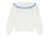 Saffron white/blue sweater by Morley