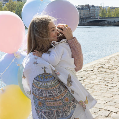 Hot Air Balloon Swaddle by Atelier Choux - Flying Colors