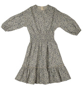 Blue floral liberty tonal dress by Belati - Flying Colors