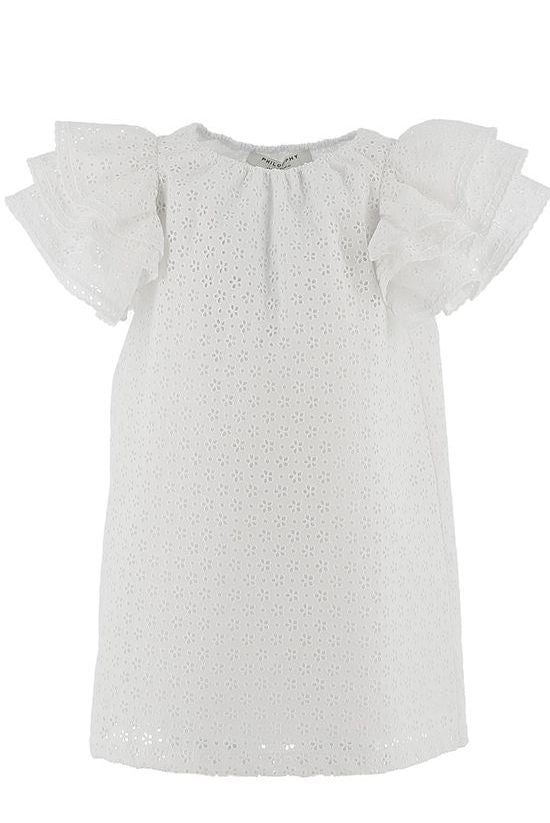 Embroidered ruffled dress by Philosophy - 4A Embroidered ruffled dress by Philosophy - 4A