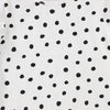 Polka dot print black seamless tee by Bamboo