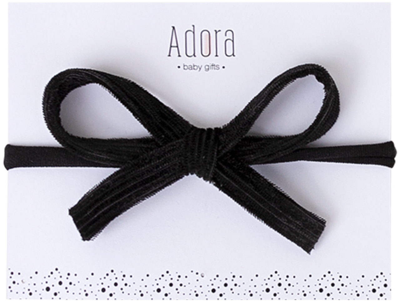 Adora Black Classic Headband