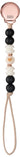 Wood Heart Pacifier Clip by Adora Baby Gifts (Color Options) - Flying Colors