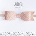Suede Bow Headband by Adora Baby Gifts (Color Options) - Flying Colors
