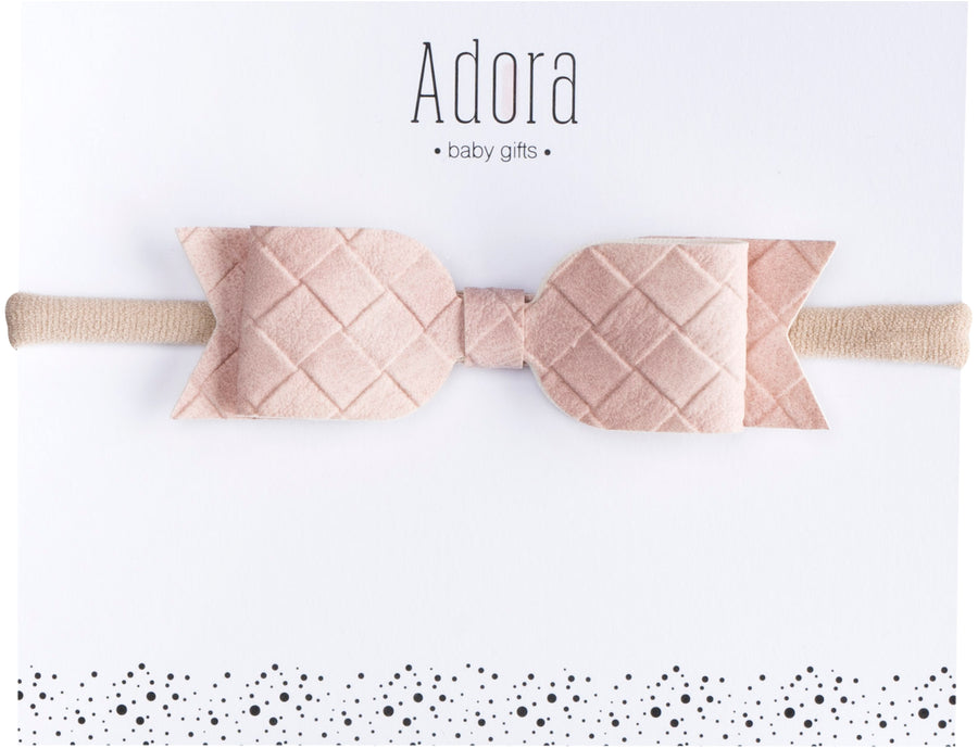 Suede Bow Headband by Adora Baby Gifts (Color Options) - Flying Colors