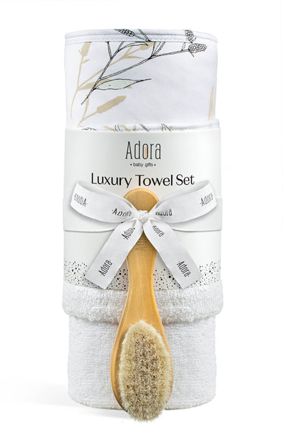 Cornblue Towel Set by Adora Baby Gifts - Flying Colors