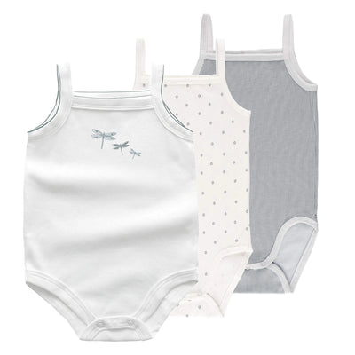 Blue Stripes, Dragonfly, Diamonds 3 pk undershirts by Ely's & Co