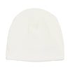 Chest embroidery white footie + beanie by Maniere