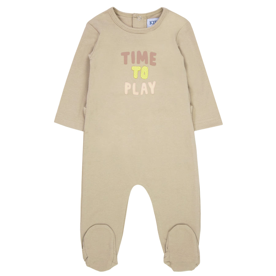 Time to play pink romper by Kipp