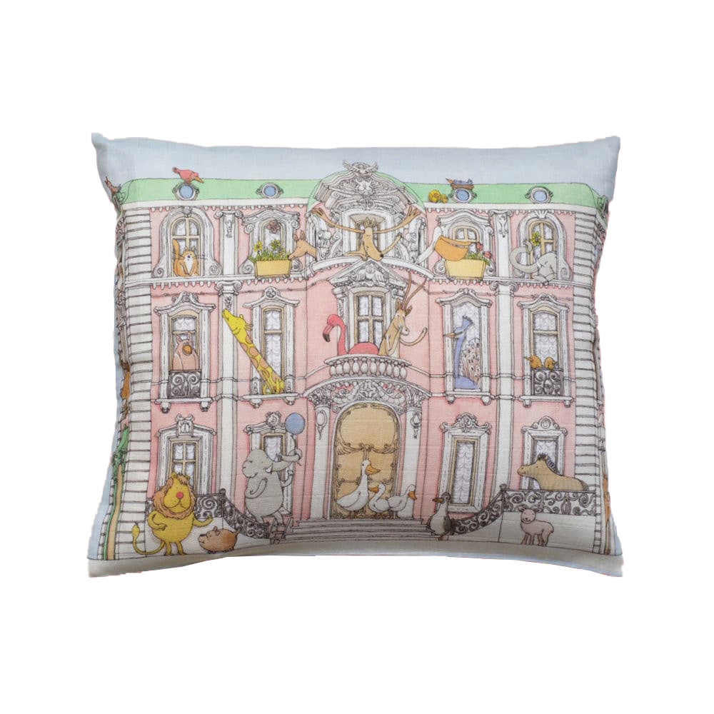Monceau Mansion Pillow Cushion by Atelier Choux - Flying Colors