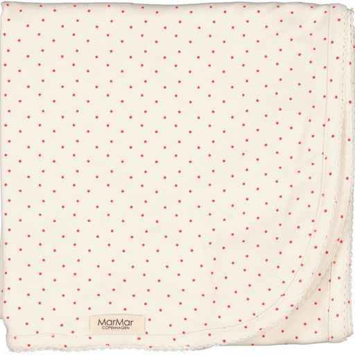 Red currant dot alida blanket by Marmar - Flying Colors