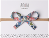 SS22 Mini Ribbon Bow Headbands by Adora Baby Gifts (More Colors)
