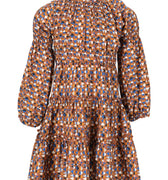 Geometric Art/Mocha Bisque Dress By LMN3 - Flying Colors