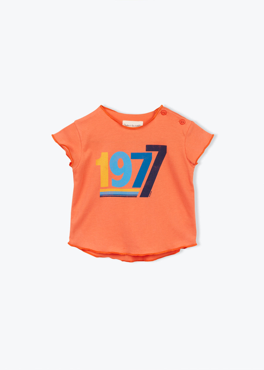 1977 Orange Tee by Arsene