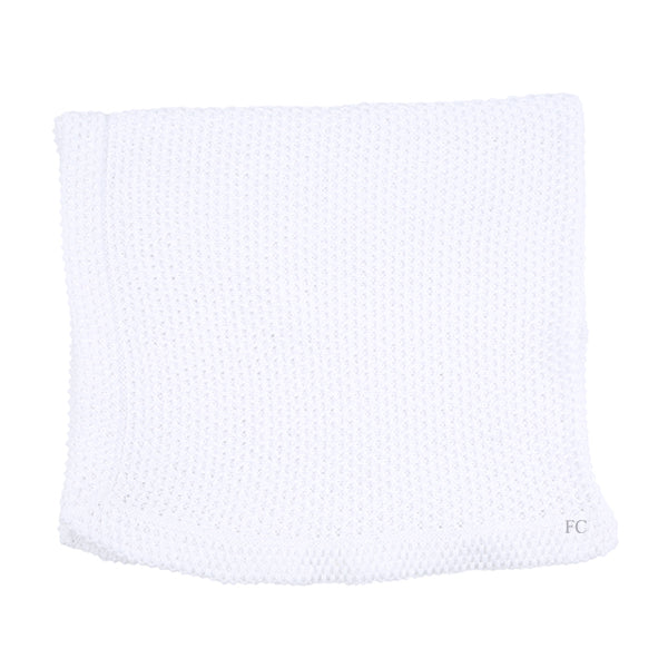 White Crocheted Blanket by Chant De Joie
