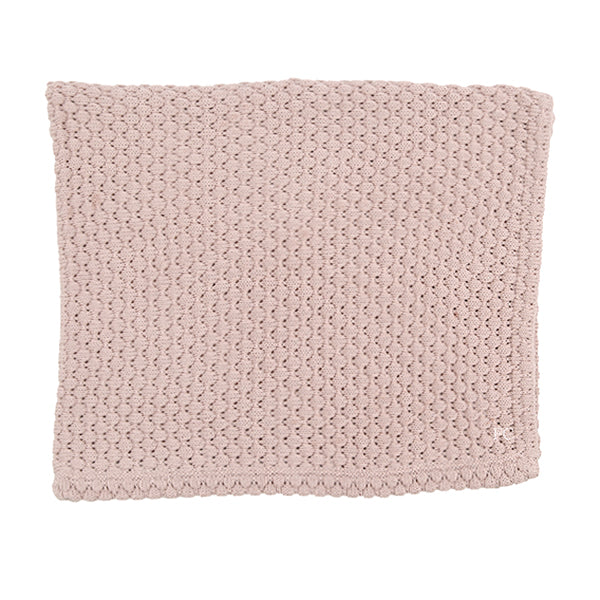 Bubble Pink Knit Blanket by Chant De Joie