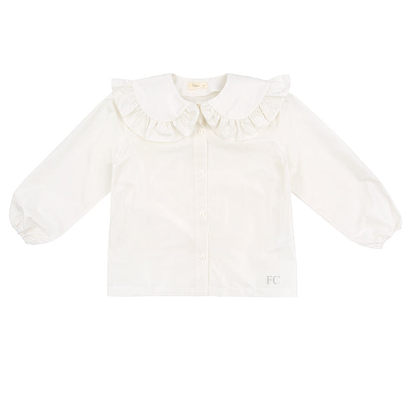Ruffle peter pan collar blouse by Alitsa - Flying Colors