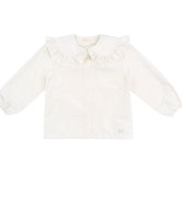 Ruffle peter pan collar blouse by Alitsa - Flying Colors