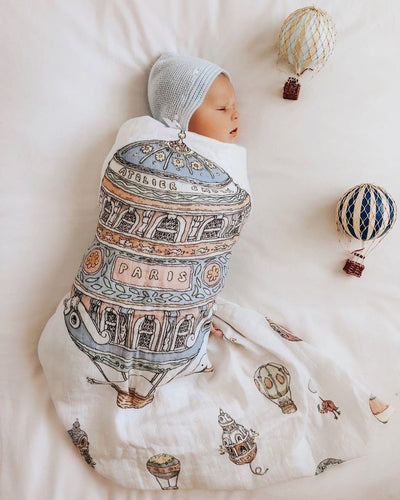 Hot Air Balloon Swaddle by Atelier Choux - Flying Colors