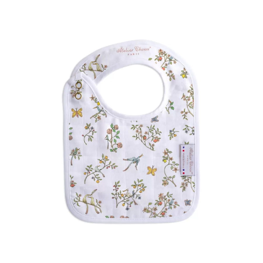 In Bloom Pink Small Bib by Atelier Choux