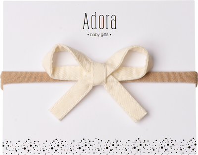 SS22 Mini Ribbon Bow Headbands by Adora Baby Gifts (More Colors)